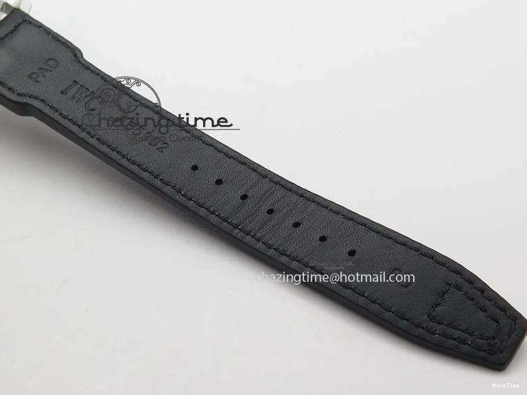 MIROTIME 0312 Compact Big Pilot “Markus Buhler” IW5003 Turbine V6F Best Edition Grey Dial On Leather Strap A 7314